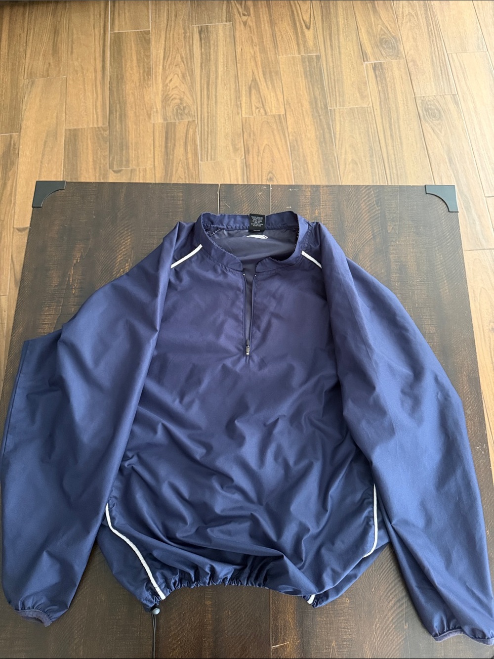 Blue Rawlings Navy Zip-Up Windbreaker